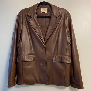 Urban Outfitters Leather Blazer